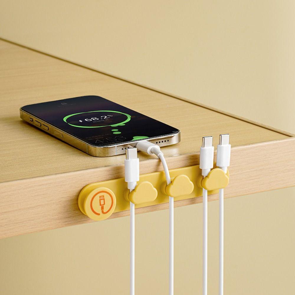 Cable Fixed Clip Wire Cable Holder Self-Adhesive Wire Organizer Holder Network Cable