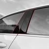 For Kia Sportage NQ5 Car Pillar Posts  Carbon Fiber Door Window BC-pillar Trim Stickers Protector Stick Decoration Accessories