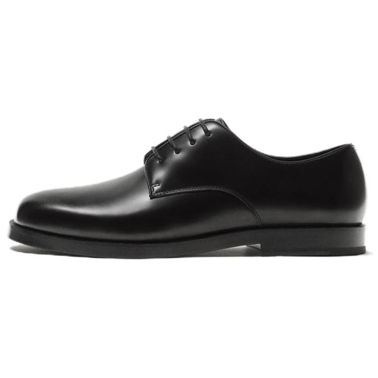 Zara Fashionable Comfortable Formal Leather Shoes Men Shoes Black 12471520800
