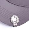 New golf hat cap clip clipper Marks 25mm round coin-charactor silver ball position mark with magnet golf training aids unisex