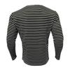 Spring Autumn Fashion Long Sleeve Men's T-shirts Button Henry Collar T Shirt For Men Vintage Striped Tees Tops