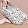 Shoes for Women's New Summer Single Shoes Breathable Mother Shoes Soft Sole Non-stinky Feet Casual Shoes One Foot Cloth Shoes Women