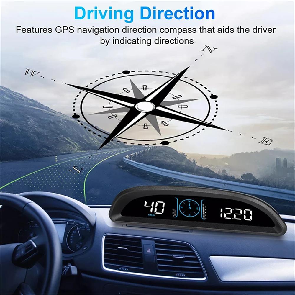 G3 GPS HUD Heads Up Display Автомобильный спидометр Умный цифровой сигнал тревоги Напоминание Измеритель Автомобильная электроника Аксессуары для всех автомобилей