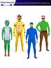 Костюм-комбинезон с 3D-печатью Super Mario для косплея на Хэллоуин - Унисекс для взрослых и детей