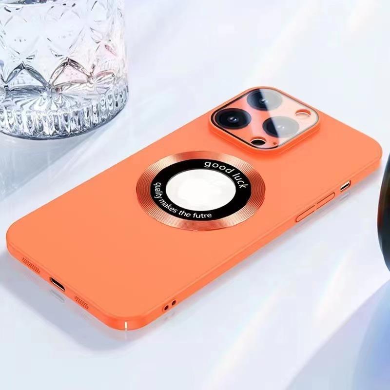 Подходит для iPhone 16 Crystal Shield Следы утечки Магнитная адсорбция Чехол для мобильного телефона Матовый Apple 15 ProMax Полностью закрывающий Противоударный чехол