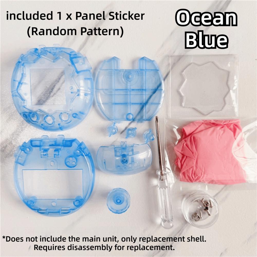 Colorful Shell Replacement Premium Hard Shell Transparent Shell Modification Crystal for Tamagotchi Paradise