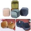 Octagon Square With Detachable Lid Ring Display Box Velvet Jewelry Box Double Ring Storage Box