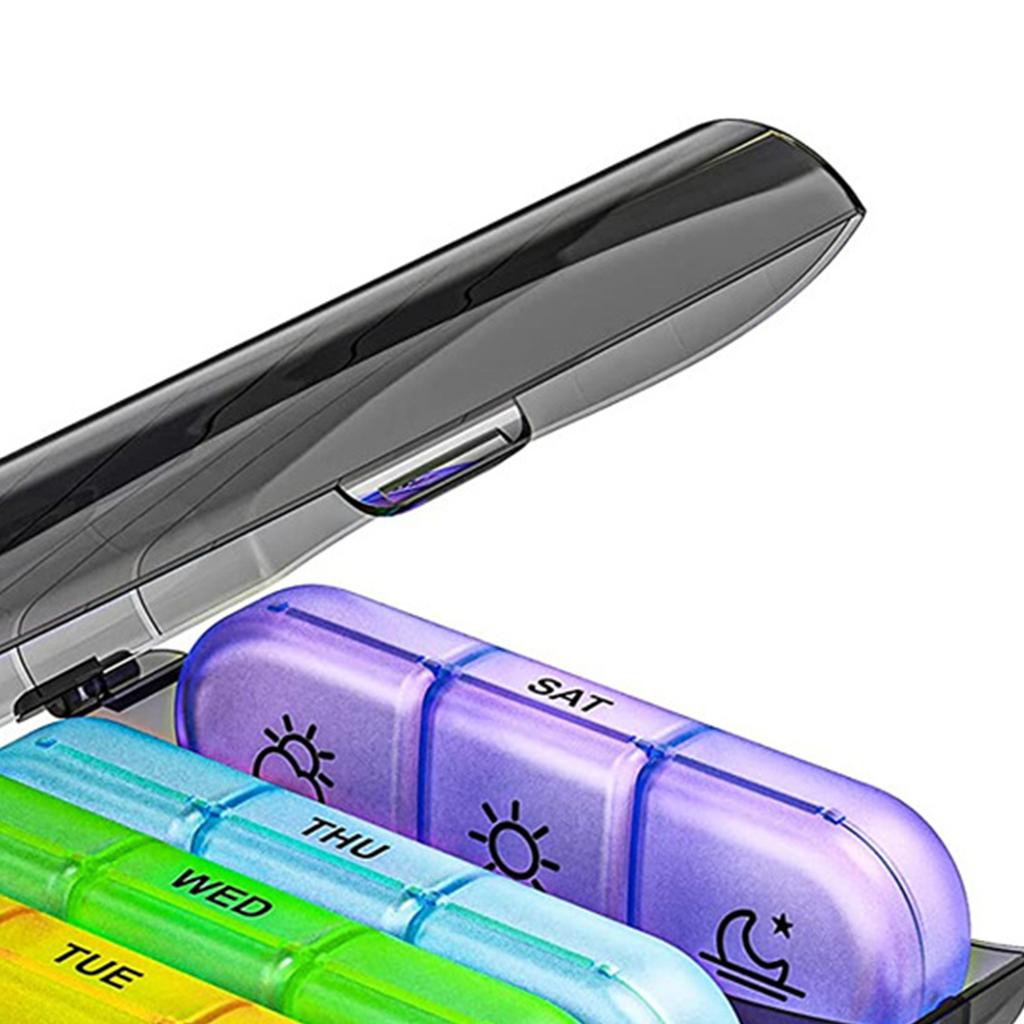 Weekly Medicine Organizer 3 Times A Day Large 7 Day Daily Medicine Planner Container Case 21