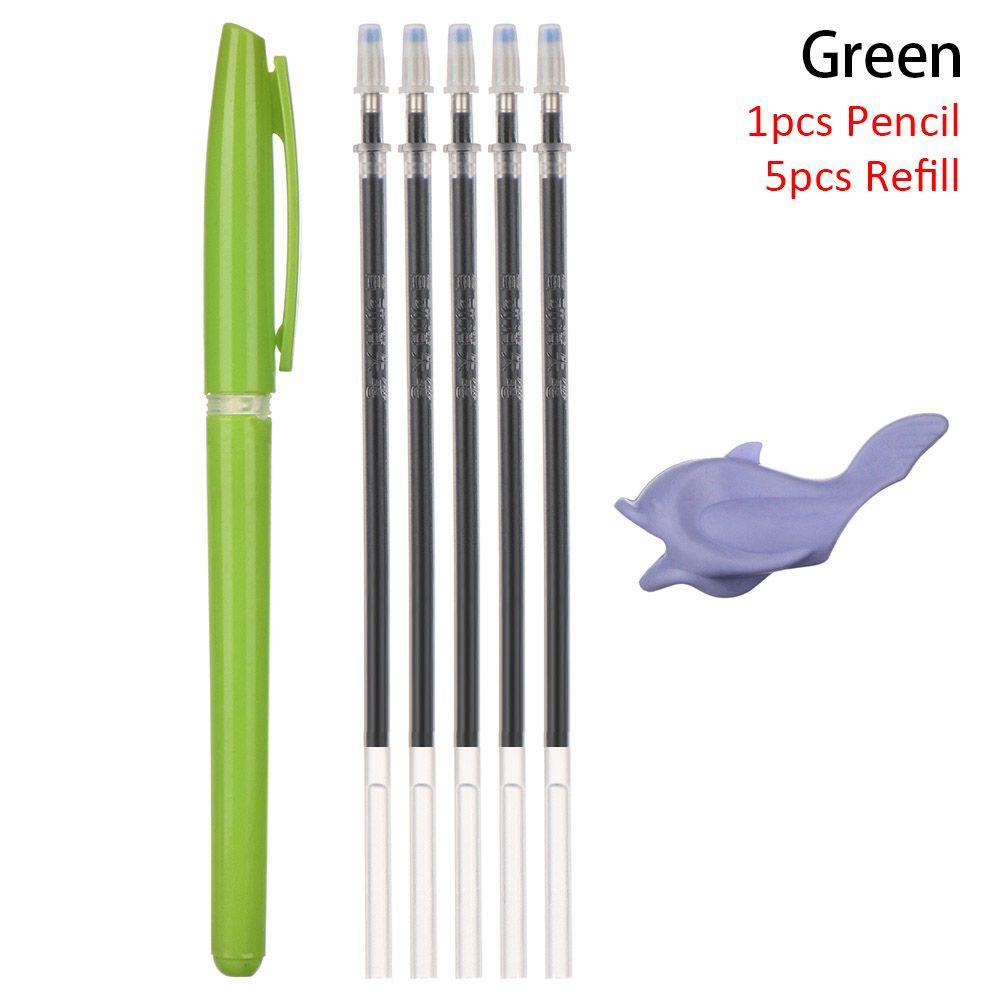 Automatically Blue Gel Pens Magic Pen Kit Disappearing Refill Invisible Ink Automatic Fade Pen