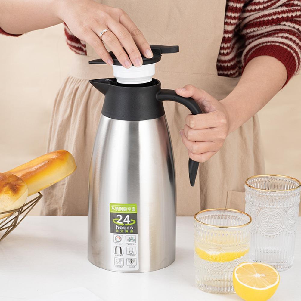 Large Capacity Vacuum Flasks 2 L Insulated Water Pot Durable Thermos Water Kettle Hotel