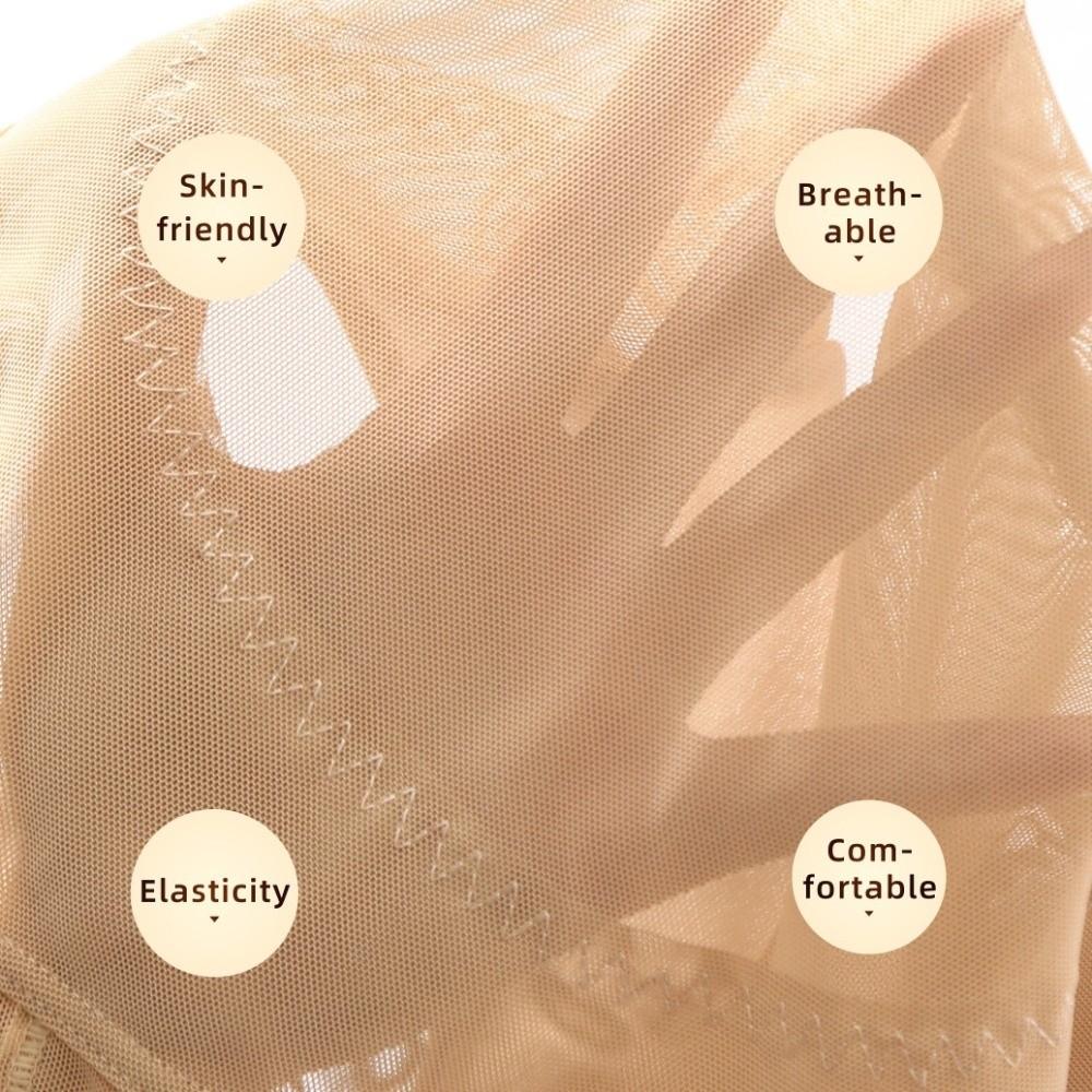 Belly Contracting Cross Belt Body Shapers Seamless Mesh Transparent Bodysuit  Girls
