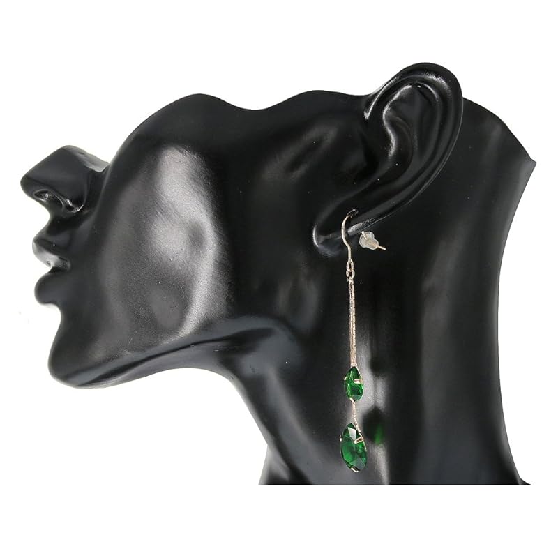 Yoursfs earrings ladies emerald long swaying american earrings venetian chain 14k gold filled women fashion earrings