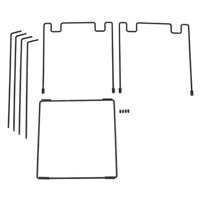 Уличный держатель для мусорного мешка, стойка из прочного металла, большая вместимость, переносная стойка для мешка для листьев для кемпинга