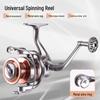 Бесшовная цельнометаллическая спиннинговая катушка из нержавеющей стали для дальних забросов - Luya Fishing Reel