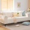 Europe Washed Cotton Sofa Cushion Four Seasons Universal Couch Cover Jacquard Non-slip Willow Leaf Pattern Sofa Towel Wave Edge