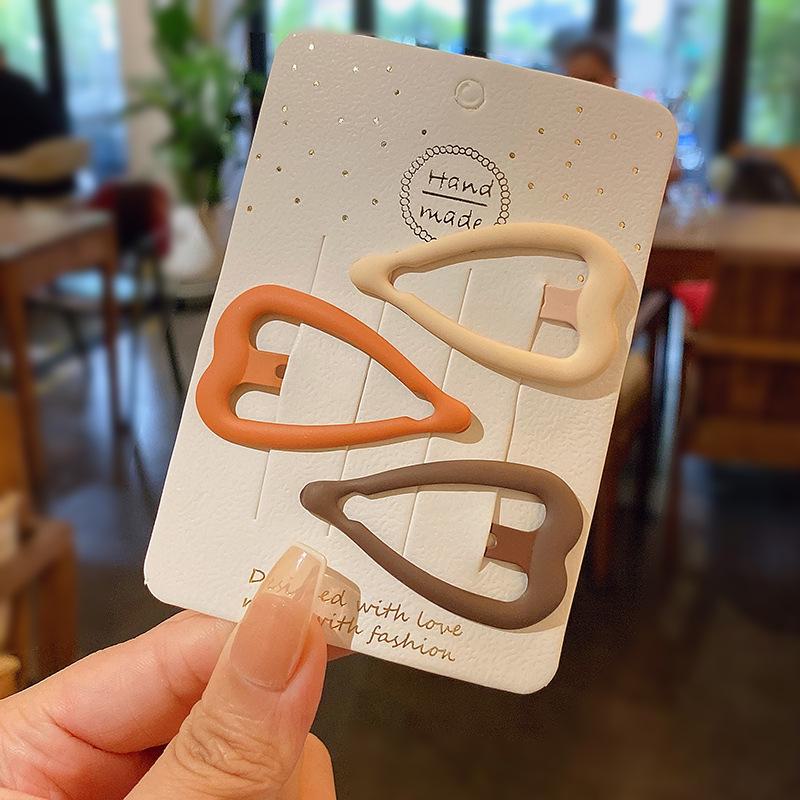 Korean Style Pearl & Rhinestone Hairpins: BB Clip & Duckbill Set for Women