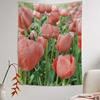 Fashion Home Decoration Tapestry Flower Tulip Pattern Bedroom Living Room Tapestry