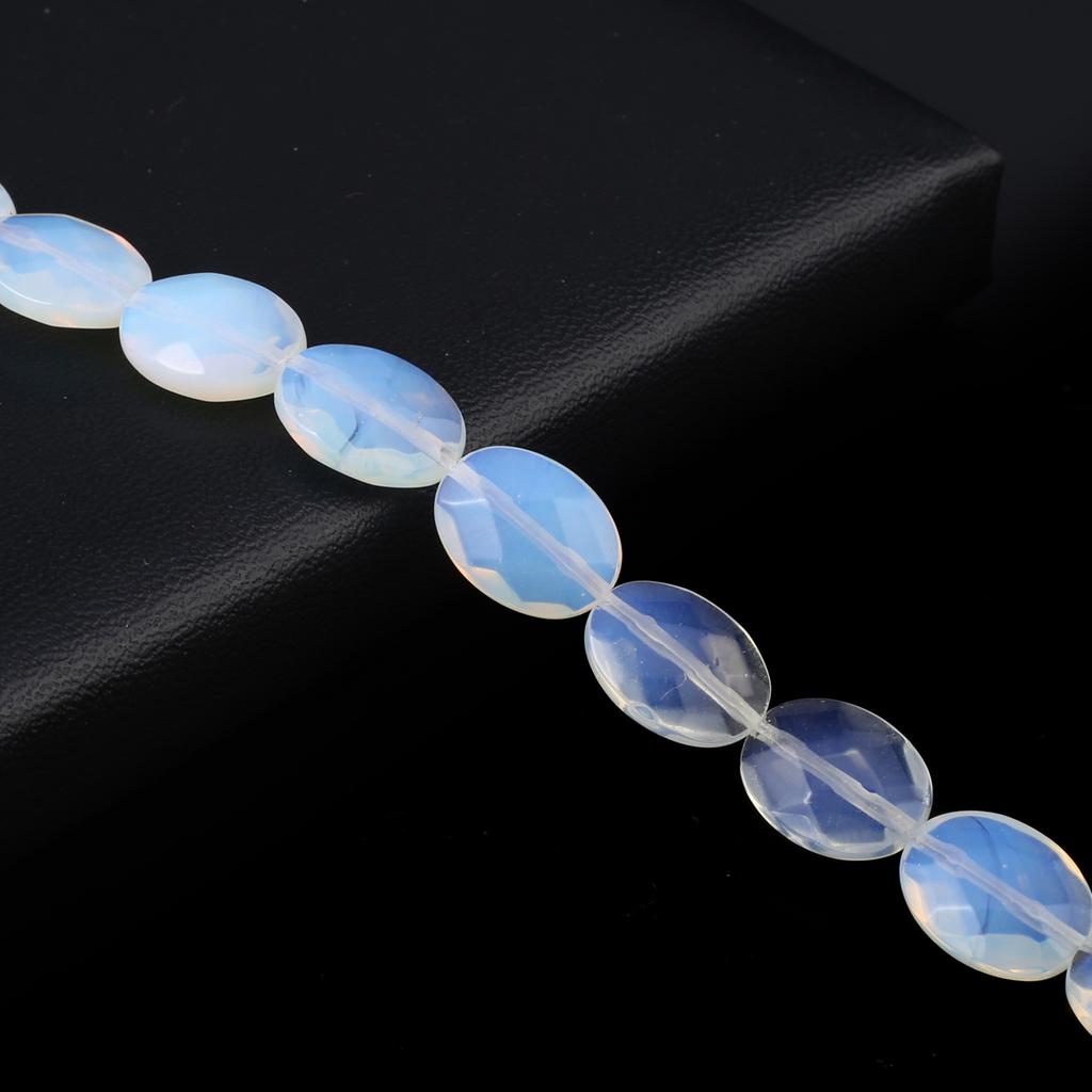 Бусины из натурального камня опал/агат/малахит овальные граненые бусины для изготовления ювелирных изделий DIY ожерелье браслет серьги аксессуар