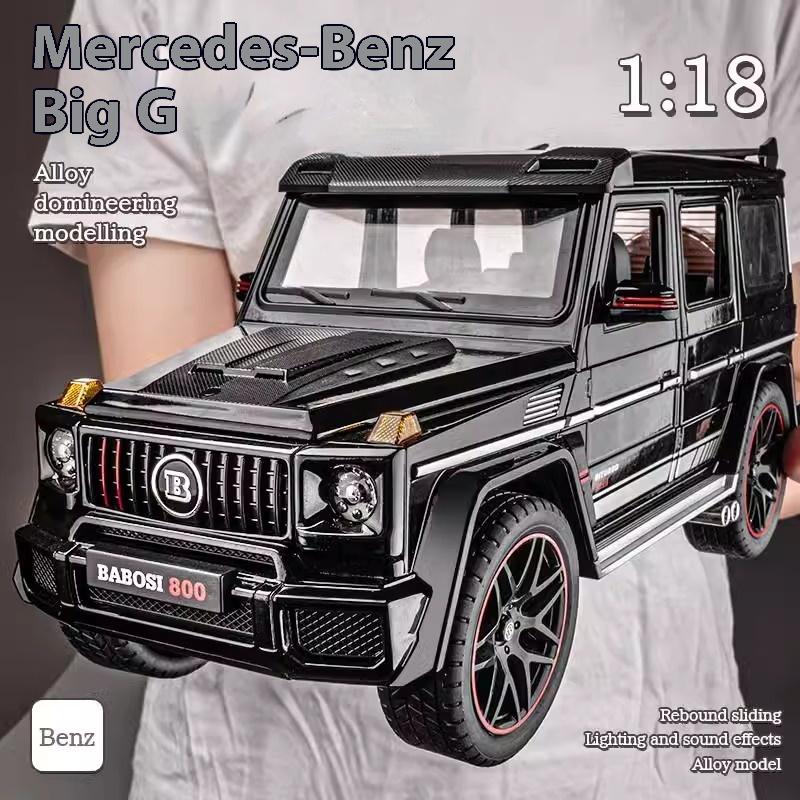 1/18 Mercedes Benz G800 Обычная версия Без напыления Сплав Внедорожник Литая модель Коллекция Украшение Изысканный Подарок на день рождения для друга