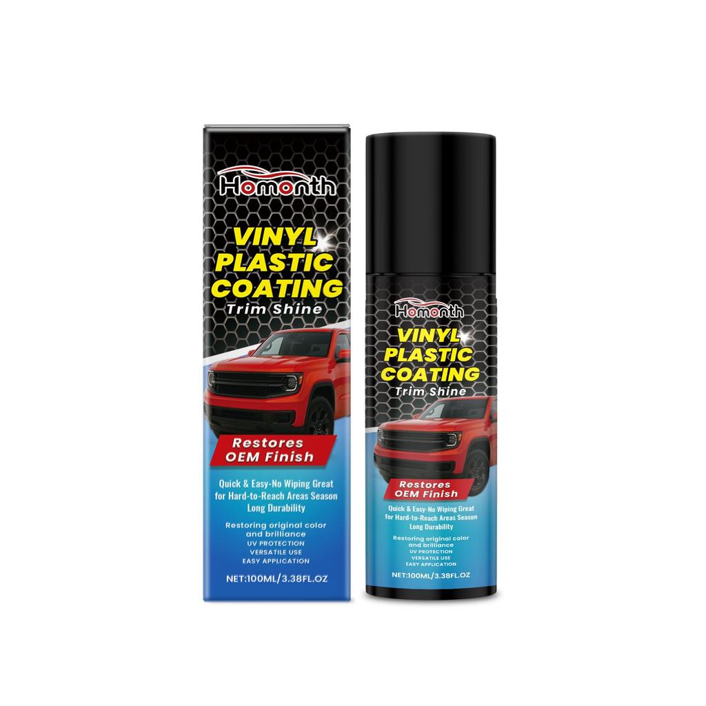 Homonth Многоцелевой спрей для пластикового покрытия Автомобильный интерьер Защита от пыли и пятен Осветляющий уход