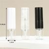 Portable 5/50/100/200pcs 1ML Black Spray Bottle Glass Perfume Bottle Sample Dispenser Perfume Pump Travel Refillable Bottle