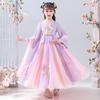 Qiz Hanfu qadimiy kostyum bolalar Xitoy uslubi kichkina qiz kiyimi Tang liboslari malika yubka milliy kostyum bolalar