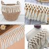 1Yard 11cm Wide Tassel Trim Ribbon Boho Style Macrame Tassel Ribbon  For Home Textile