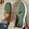 Women's Comfortable Low-Top Slip-On Sneakers Breathable Lightweight Casual Walking and Outdoor Shoes