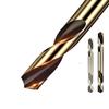Double-head Twisted Drill Bit, Stainless Steel with High Hardness, Electric Drill Chuck for Hole Drilling, Tungsten Steel Alloy Steel Drill Bit