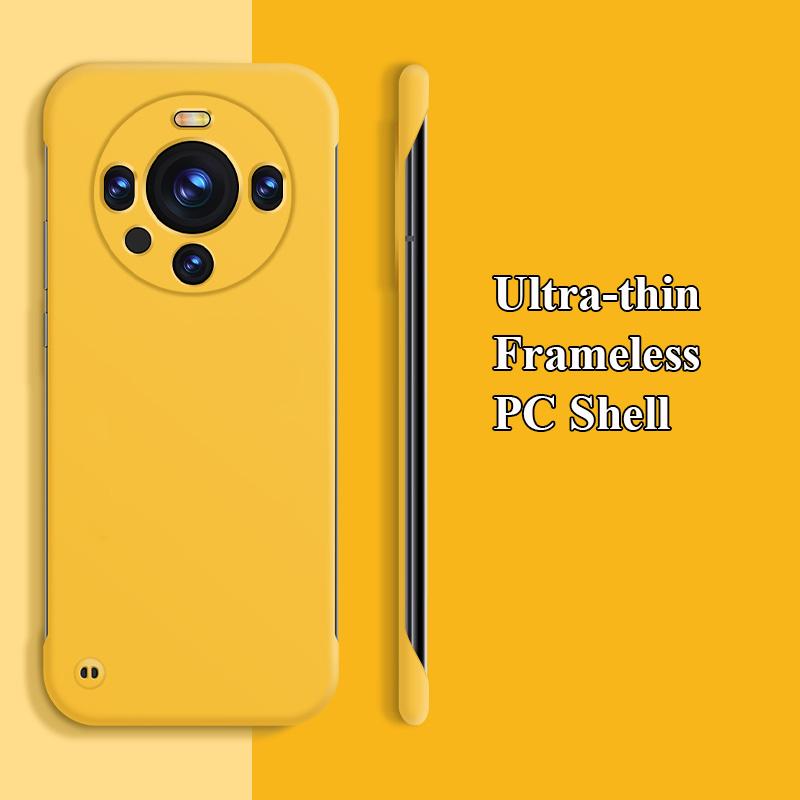 Ультратонкий Безрамочный Матовый Чехол из ПК с Защитой от Отпечатков Пальцев для Huawei Mate 60 Pro Plus Ударопрочная Задняя Крышка-Накладка