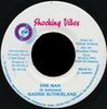 7-дюймовая пластинка NADINE SUTHERLAND - One Man NONE Shocking Vibes 1996 Ямайка Регги, Ска и Даб Б/У