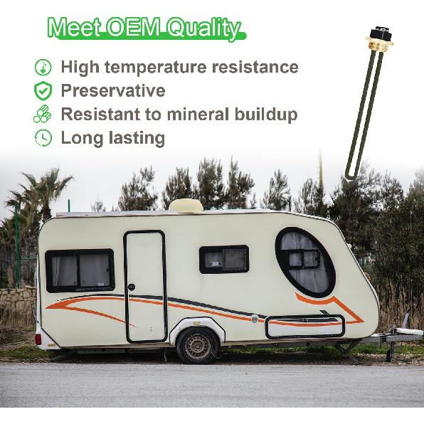 Модернизированный нагревательный элемент 520900 для электрического водонагревателя Suburban RV серии SW, замена 520789 232794, вкручиваемый 1440 Вт 120 В,