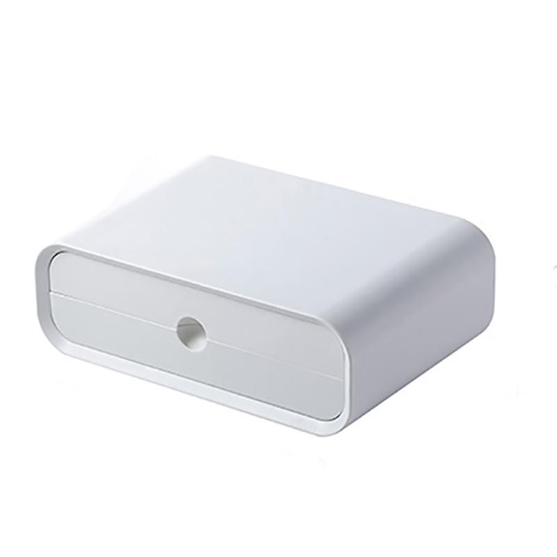 ABS Computer Monitor Holder Laptop Stand Desk Organizer Drawer Monitor Bracket Letter File Holder Home Office Table Storage Box
