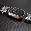 Резиновый мужской ремешок для Apple Watch Band Ultra 3 49 мм Титановый цветной Спортивный ремешок для IWatch Ultra 3 2 1 49 мм Силиконовый браслет