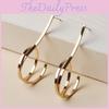 Circle Metal Gold Earrings Women Geometric Jewelry For Special Occasions