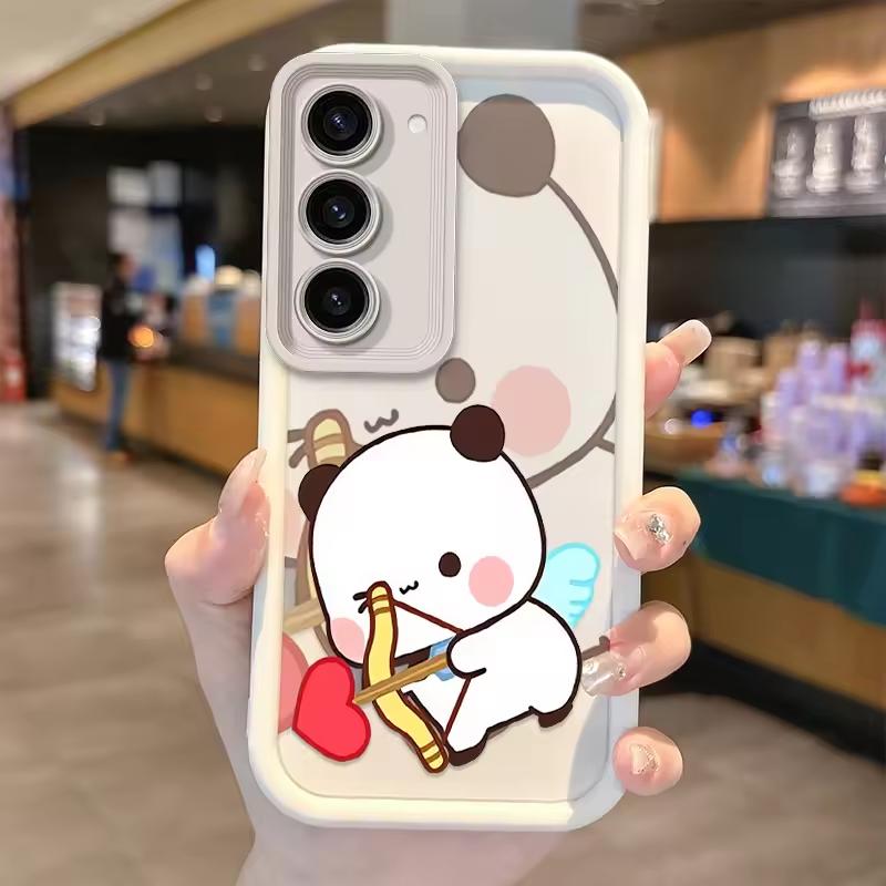 Милый чехол для пары BUBU DUDU для Samsung Galaxy Case S24 S23 S22 S21 Ultra Plus A55 A54 A53 A52 A35 A25 A15 A14 5G Телефон Y2k Обложка