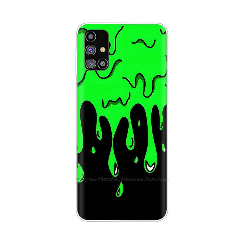 Чехол для Samsung Galaxy M51 SM-M515F Чехол для телефона Креативный Полная защита Задняя крышка из ТПУ Для Samsung M51 M 51 Мягкий силикон Funda