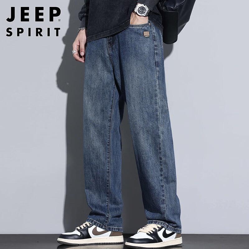 Джинсы мужские JEEP SPIRIT свободного прямого кроя