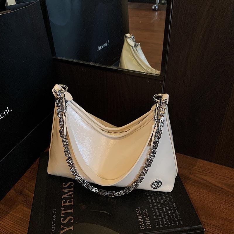 Премиальная сумка-пельмень под мышкой женская новая модная сумка на плечо с цепочкой повседневная сумка-мессенджер