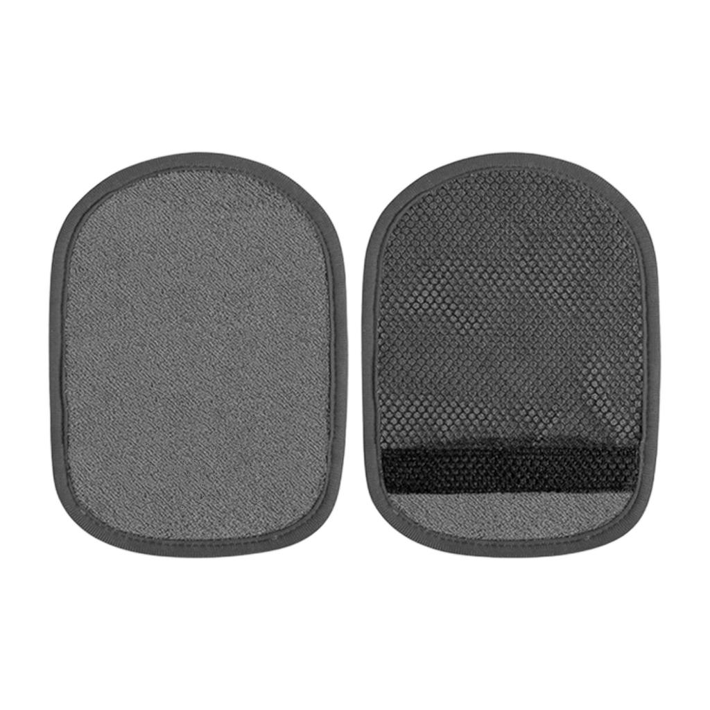 Soft Corals Fleece Sands Removing Glove Gentle Skin Friendly Sands Brush Glove for Beachgoers Quick Drying