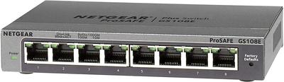 Netgear GS108E Giga 8 Port Unmanaged Plus