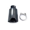 1 Piece M Performance Carbon Fiber Glossy Black Rear Tail Exhaust Pipe Muffler Tip For BMW M Series Universal Muffler Tips
