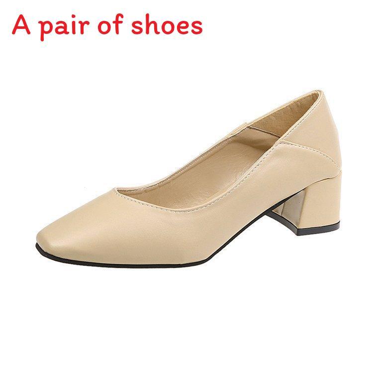 Womens Mid Heeled Pumps With Artificial Pu Material And Casual Style
