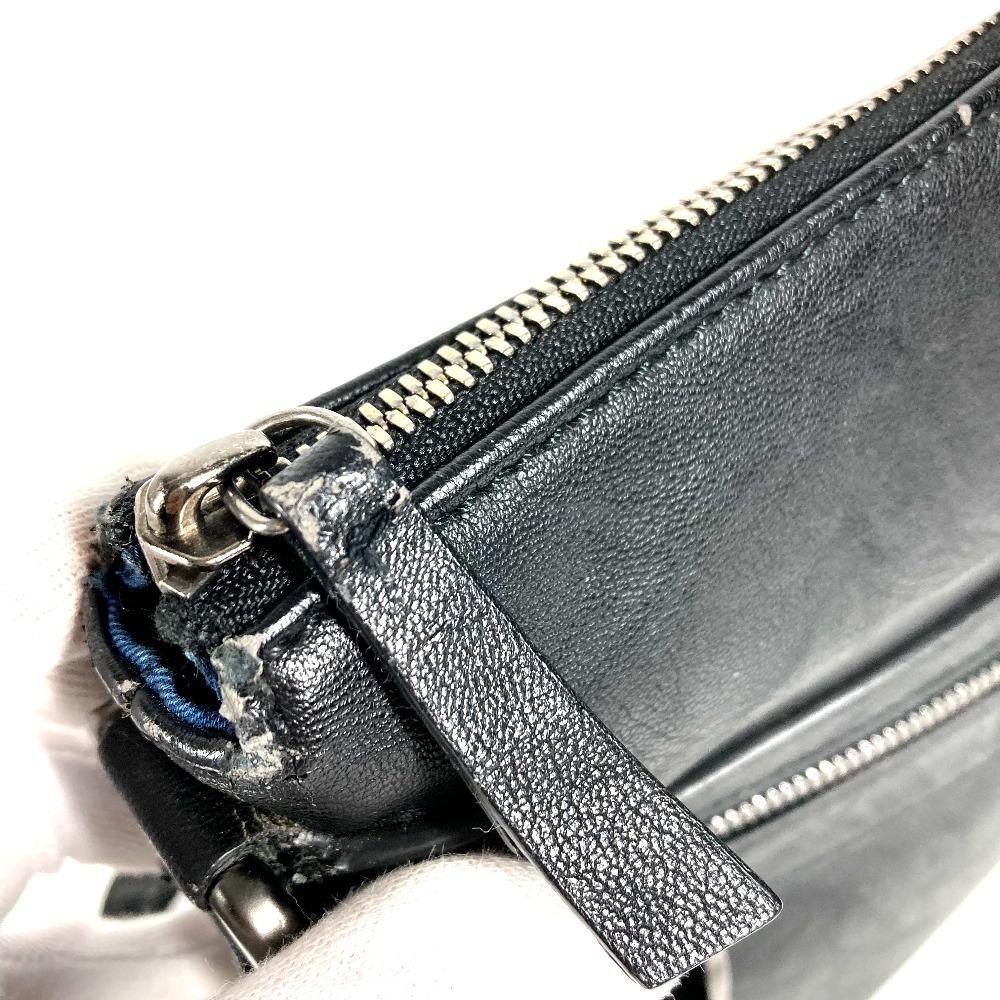 Salvatore Ferragamo logo Bag Crossbody Shoulder Bag Leather Black
