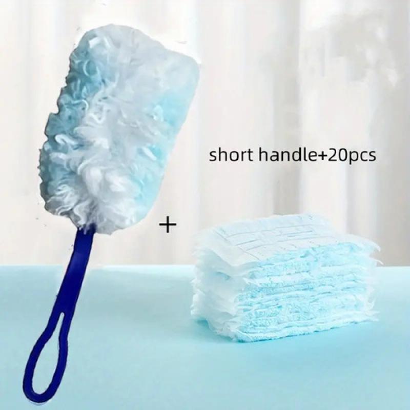 10~40 шт. сменные головки тряпки из микрофибры одноразовые короткие тряпки для уборки домашнего офиса жалюзи инструмент для очистки поверхности от пыли