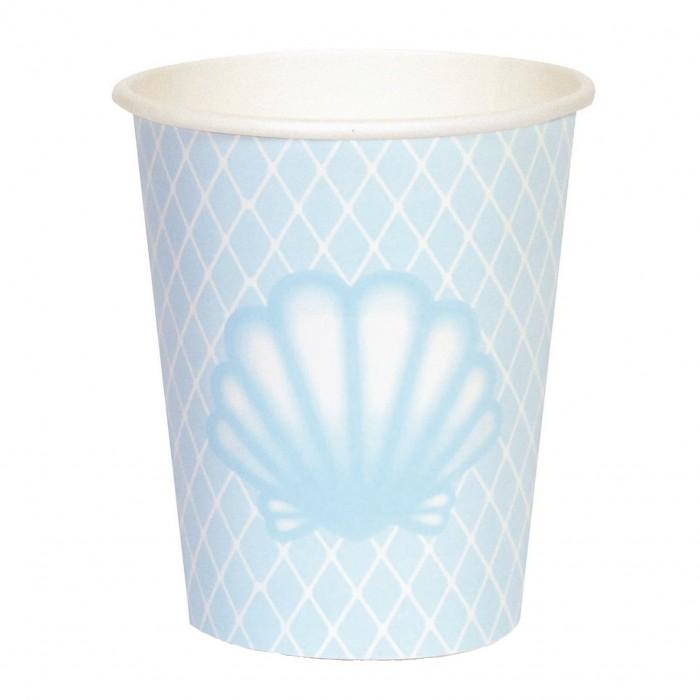Bristol Novelty Seashell Party Cups (Pack Of 8)