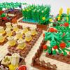 MOC Farm Pastoral Set Building Blocks Plant Fruit Crop Scene Building Blocks DIY Building Block Set Compatible with Major Brands