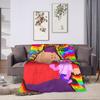Smiling Friend Games Blanket Quality Warm  Throw Blanket Winter Travel Office Outdoor Novelty Bedspread