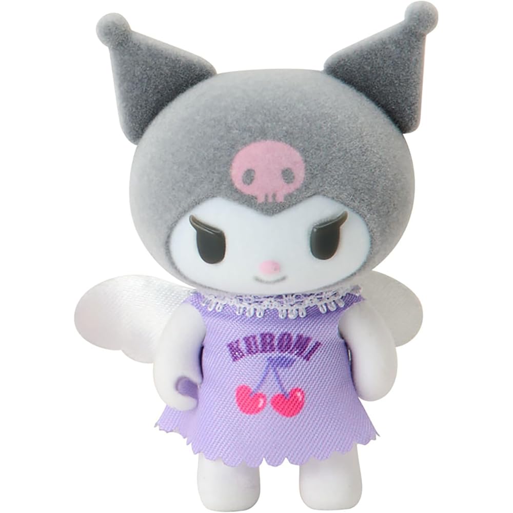 Sanrio Pitatto Friends Мини ворсистая кукла Куроми 396702 Милая плюшевая игрушка для коллекционеров