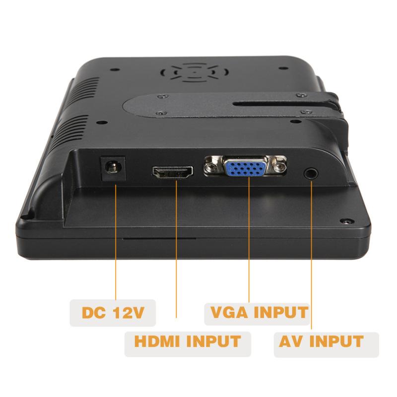Автомобильный дисплей 7-дюймовый HDMI-совместимый Ips-экран высокой четкости Высокая яркость Vga-монитор с
